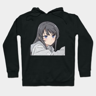 Mai Sakurajima from The Rascal Does Not Dream of Bunny Girl Senpai Hoodie